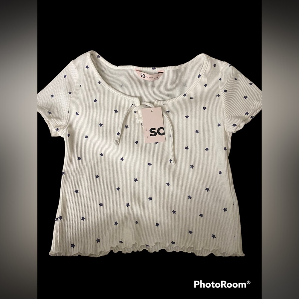 Lace up tee